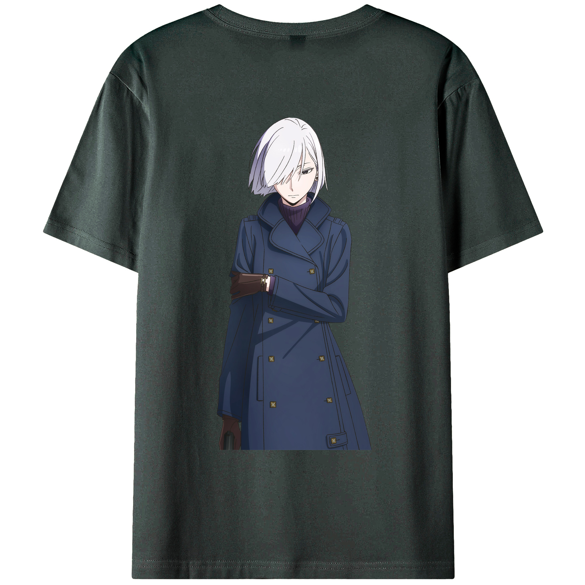 （画像用） SPY×FAMILY间谍家家酒 綿100％ メンズ半袖Tシャツ（バックプリント） 通気性